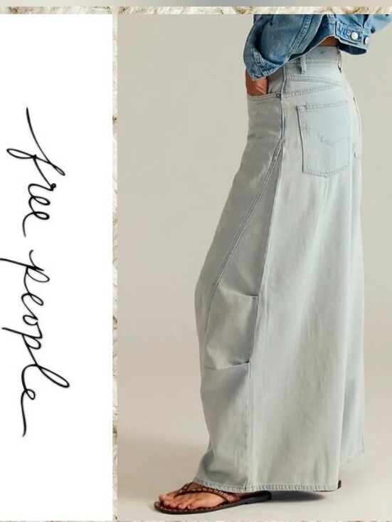 We The Free Denim - Free People We The Free Westward Demi Jean Fade Into You sz 27
